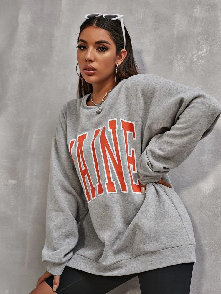 Fifth Avenue DIFT360 Maine Printed Sweatshirt - Grey