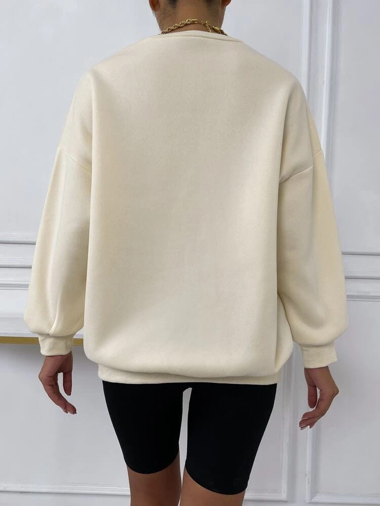 Fifth Avenue DIFT366 London Printed Sweatshirt - Cream