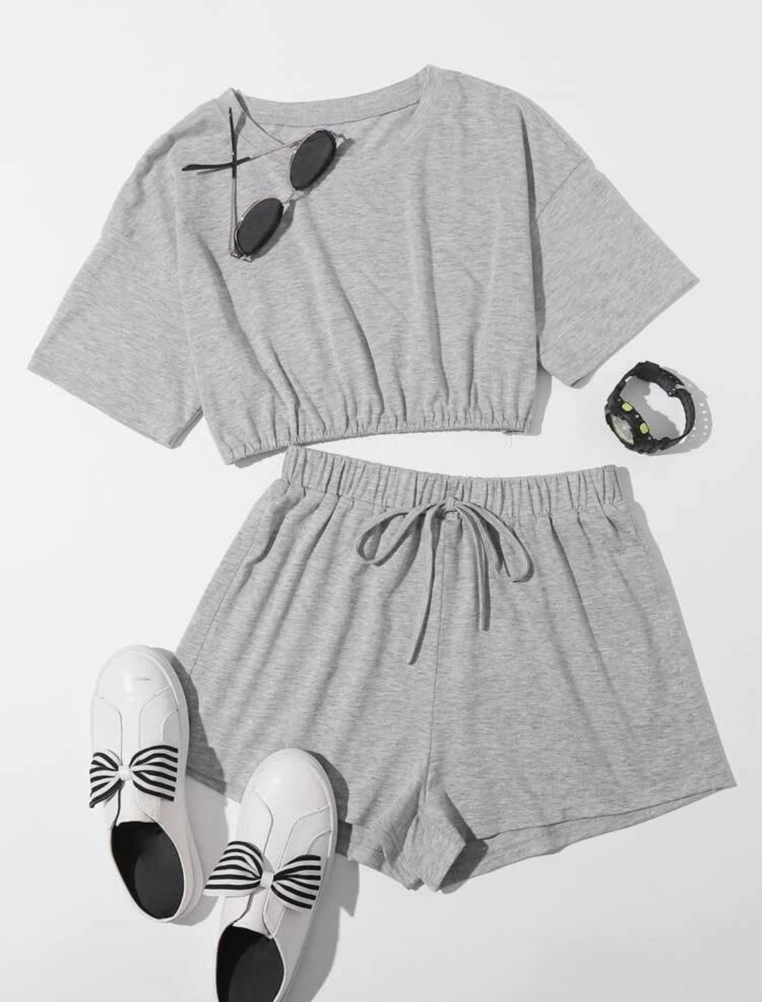 Fifth Avenue Women's WSNS59 Top and Shorts Set
