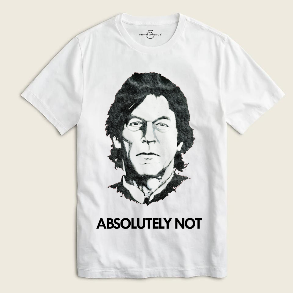 Fifth Avenue Khan Vector Absolutely B Not Print T-Shirt - White