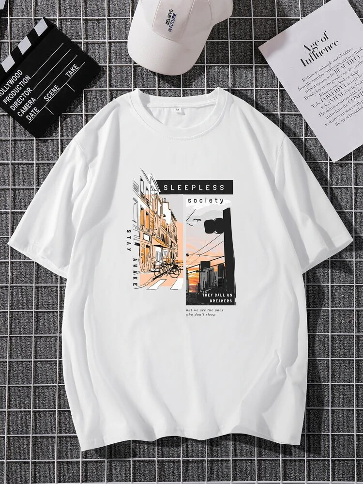Fifth Avenue City Printed MIFT15 T-Shirt - White