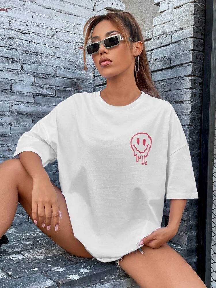 Fifth Avenue DIFT539 Loser Printed T-Shirt - White