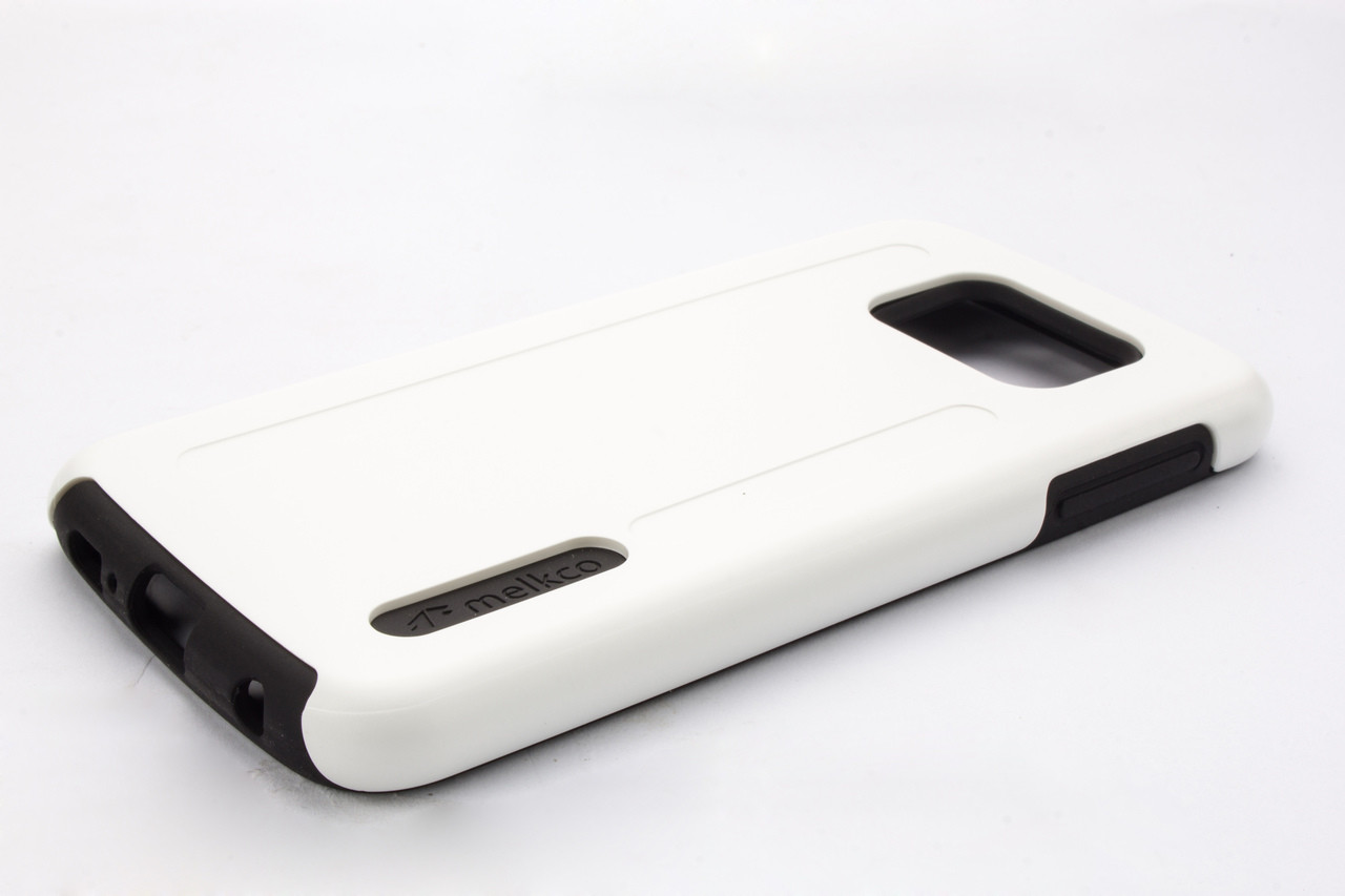 Melkco Kubalt Double Layer Case for Galaxy S6 - White/Black