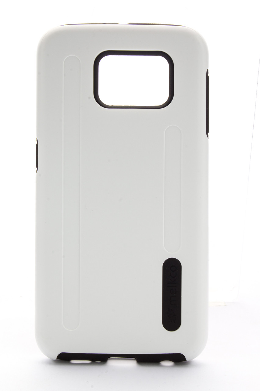 Melkco Kubalt Double Layer Case for Galaxy S6 - White/Black