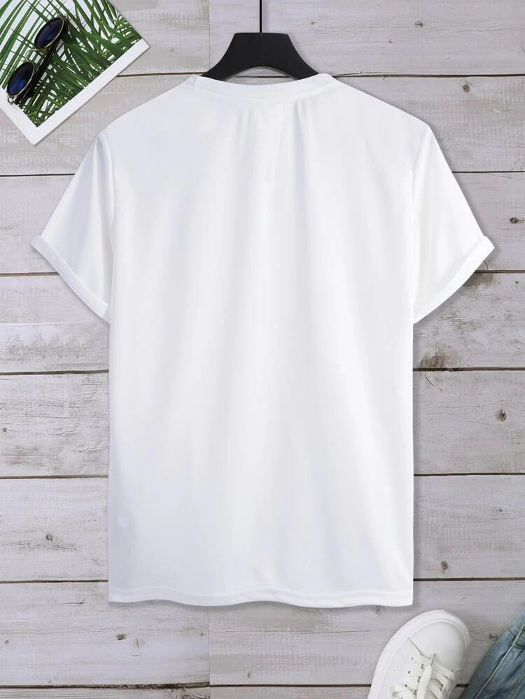 Fifth Avenue Big Pin Printed MIFT63 T-Shirt - White