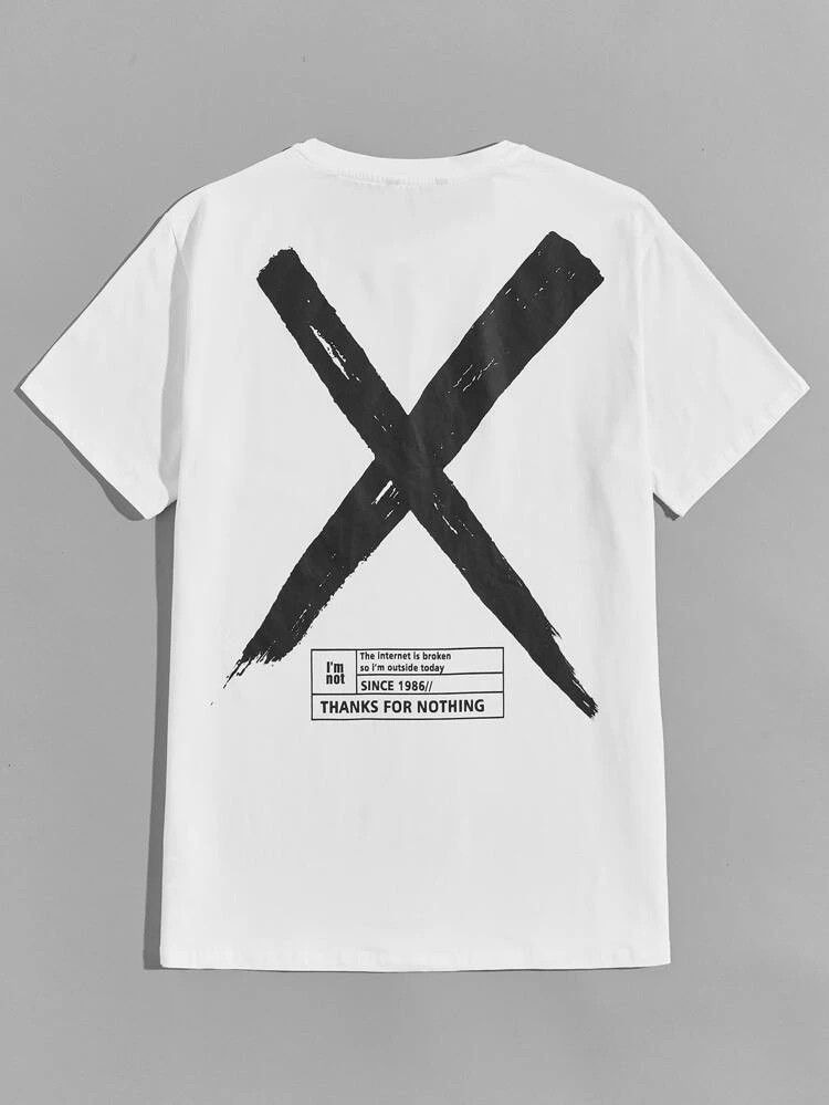 Fifth Avenue X Back Printed MIFT66 T-Shirt - White