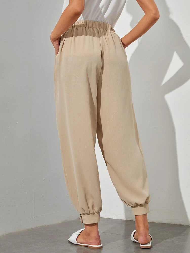 Fifth Avenue Women's Pleated Button Ankle Pants FAWLP35