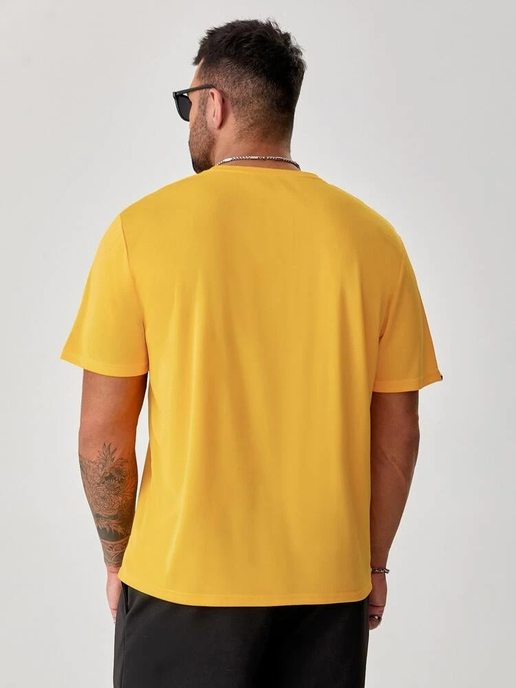 Fifth Avenue Affection Printed MIFT124 T-Shirt - Yellow