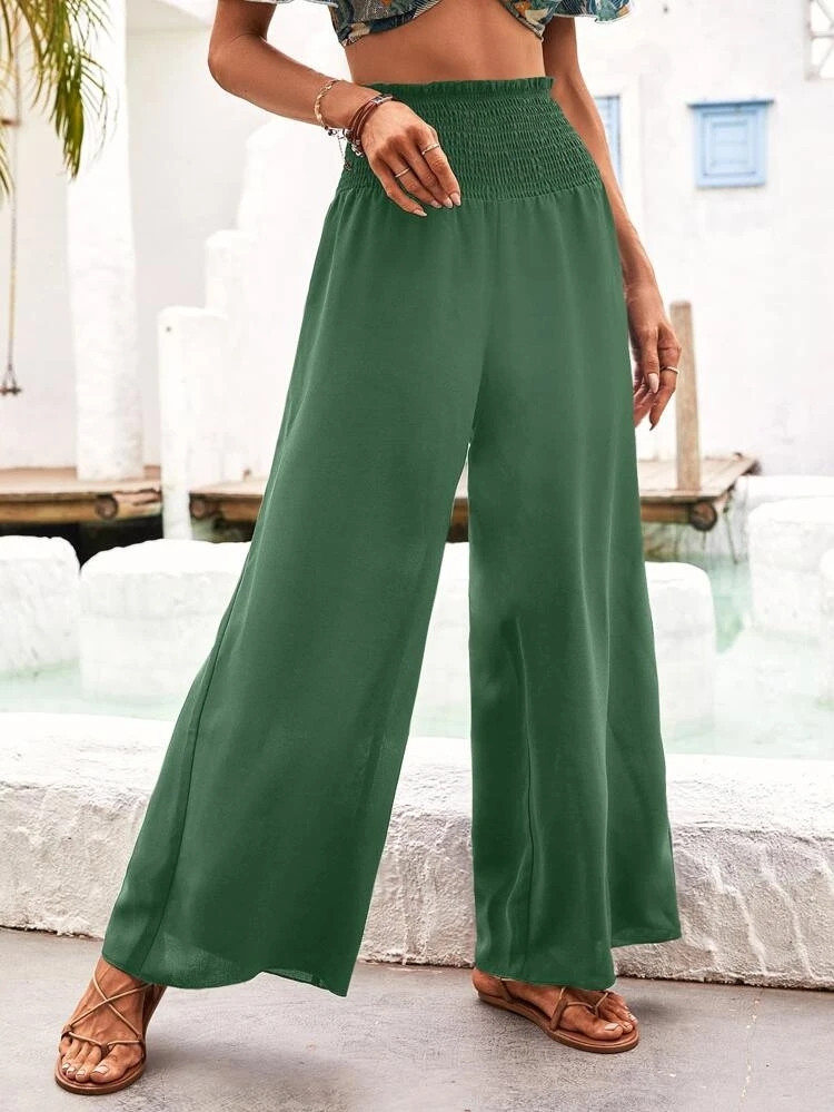 Fifth Avenue Women's Shirred Waist Detail Pants FAWLP46