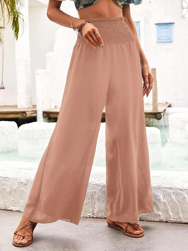 Fifth Avenue Women's Shirred Waist Detail Pants FAWLP47