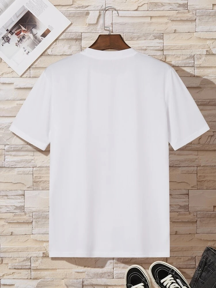 Fifth Avenue Floral Skull Printed MIFT163 T-Shirt - White