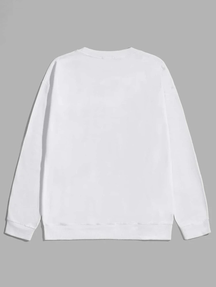 Fifth Avenue Mens Printed Sweatshirt MIFT264 - White