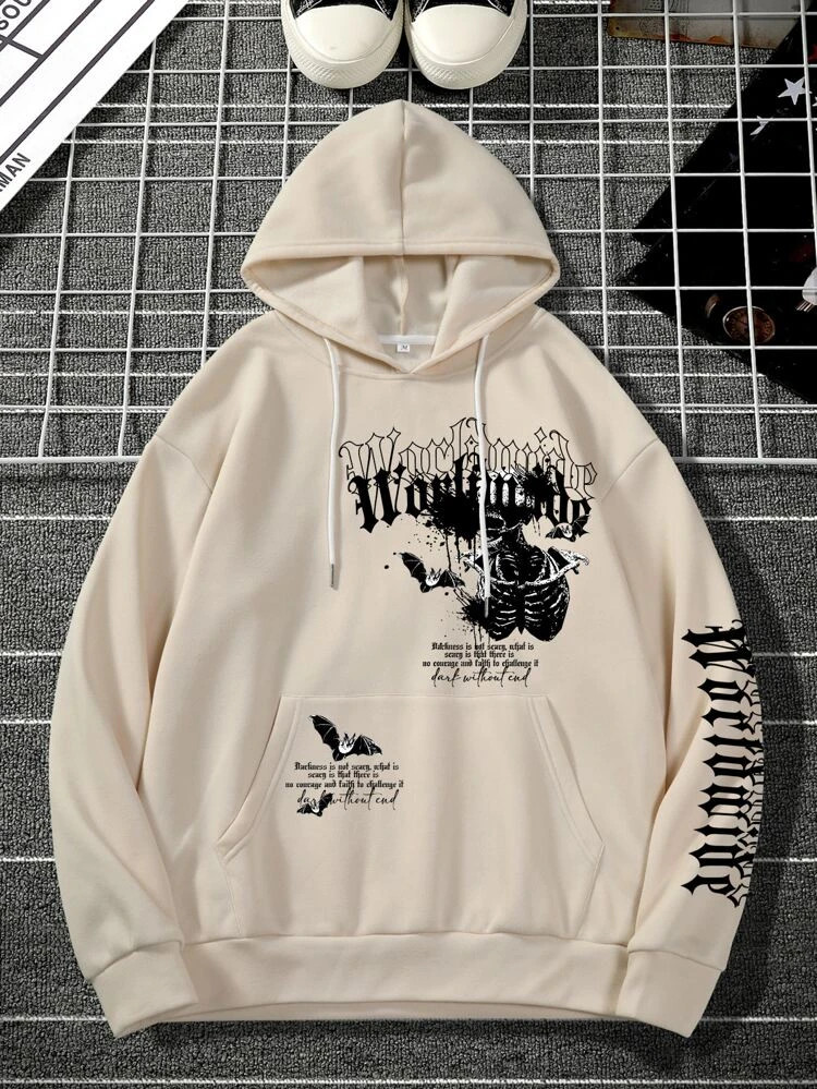 Fifth Avenue Printed Hoodie MIFT270 - Cream