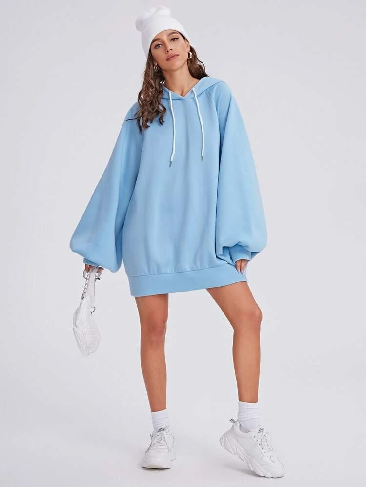 Fifth Avenue Oversized Detail Long Hoodie FA22W1