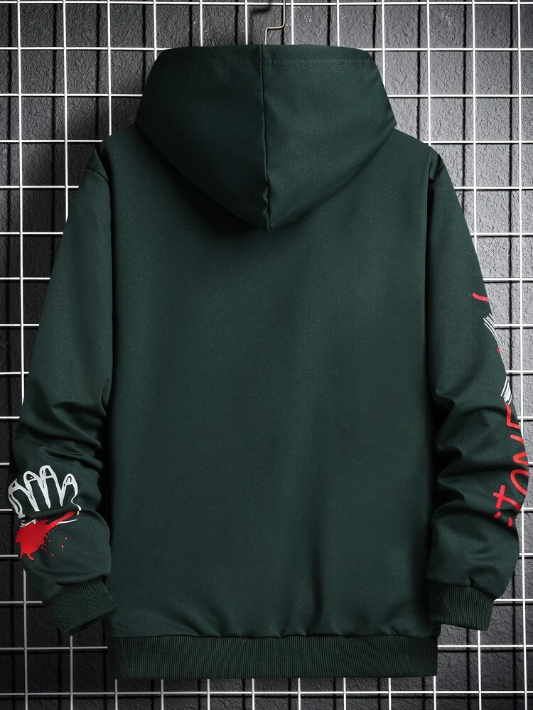 Fifth Avenue Printed Hoodie MIFT282 - Green