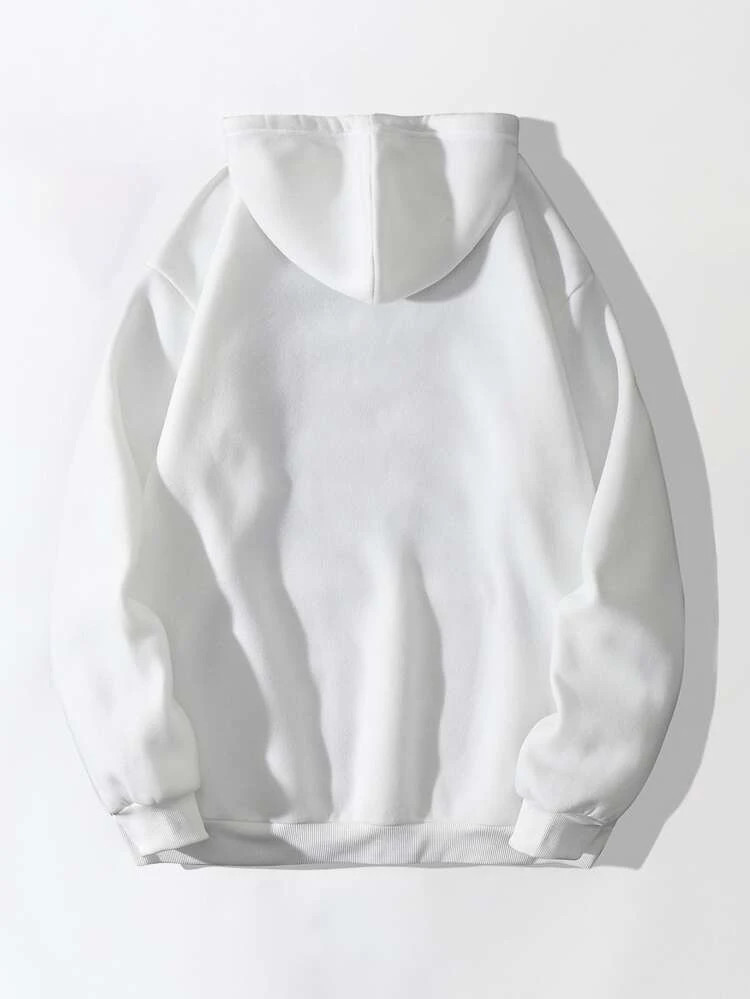 Fifth Avenue DIFT712 Nope In Bed Print Hoodie - White