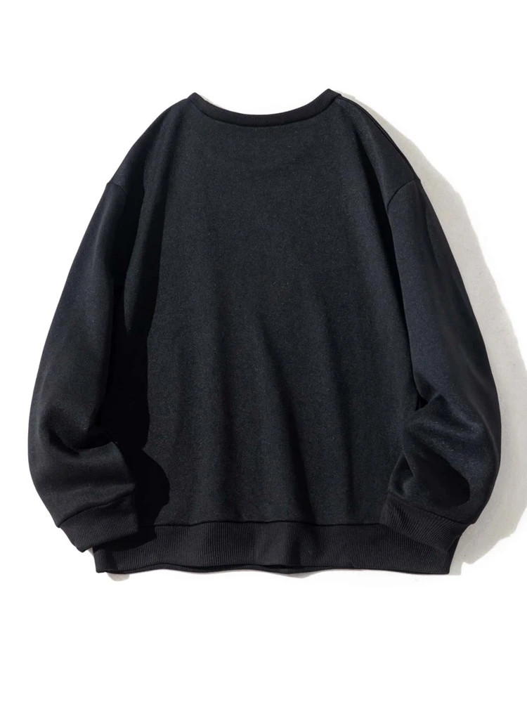 Fifth Avenue DIFT729 Hawaii Printed Sweatshirt - Black