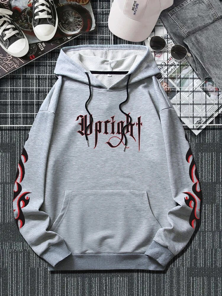 Fifth Avenue Printed Hoodie MIFT286 - Grey