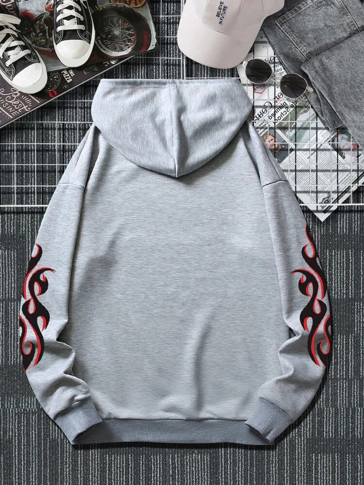 Fifth Avenue Printed Hoodie MIFT286 - Grey