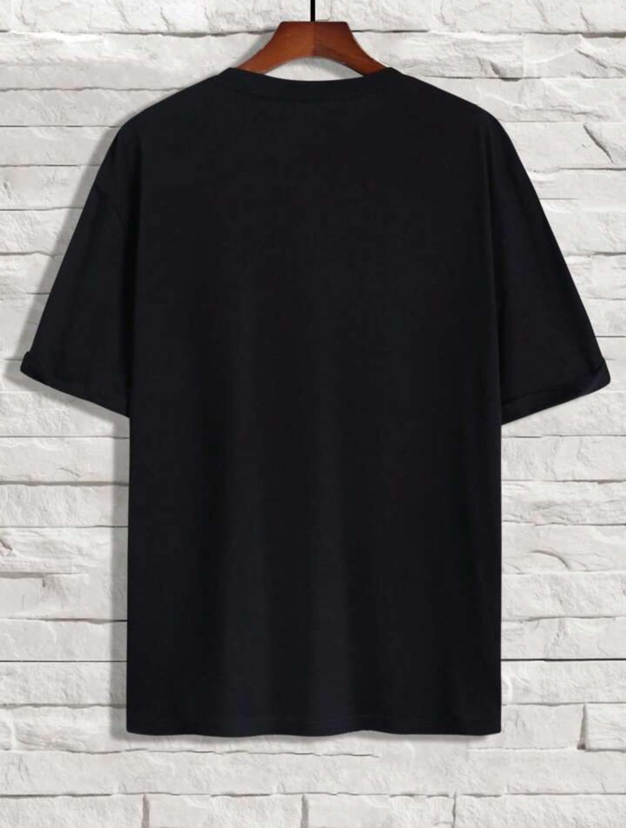 Nine Zero Stickers Printed NZMT1 T-Shirt - Black