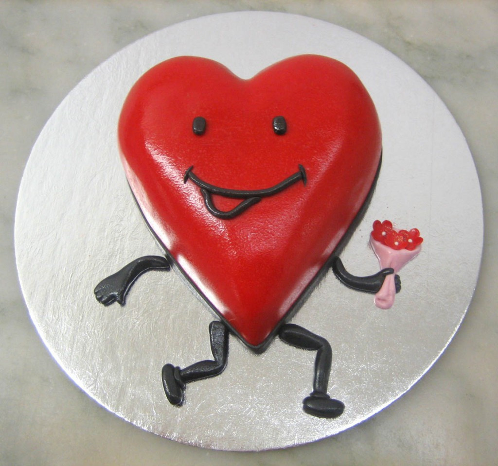 Red Heart Cake - 2lbs 