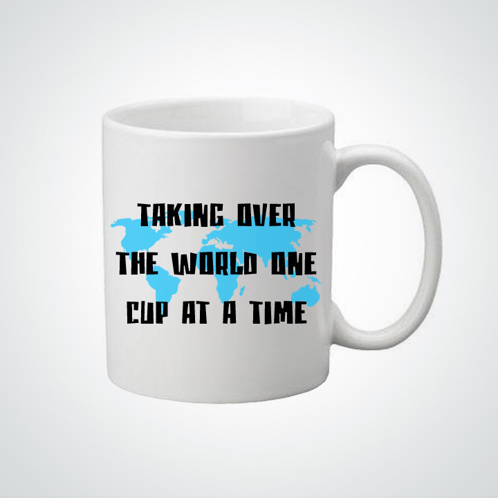 Taking Over The World Mug