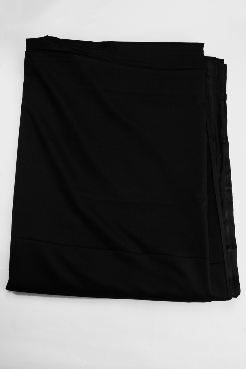 Black Wash and Wear Shalwar Kameez Unstitched by Pearl Fabric