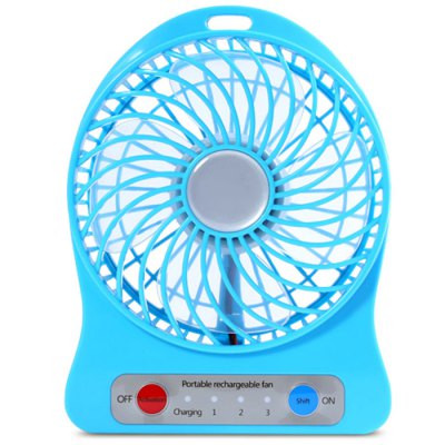 Remax Rechargeable Portable Mini Usb Fan - Blue