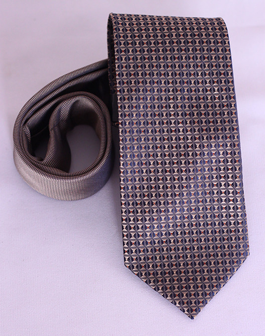 Tayyab Bombal Men's Fawn/Black Pattren Necktie