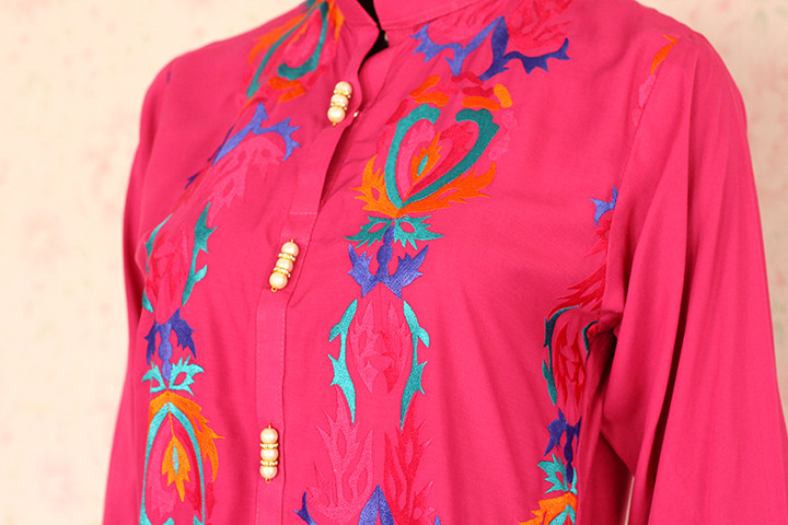 Pink Stone Boski Shirt By Marjan