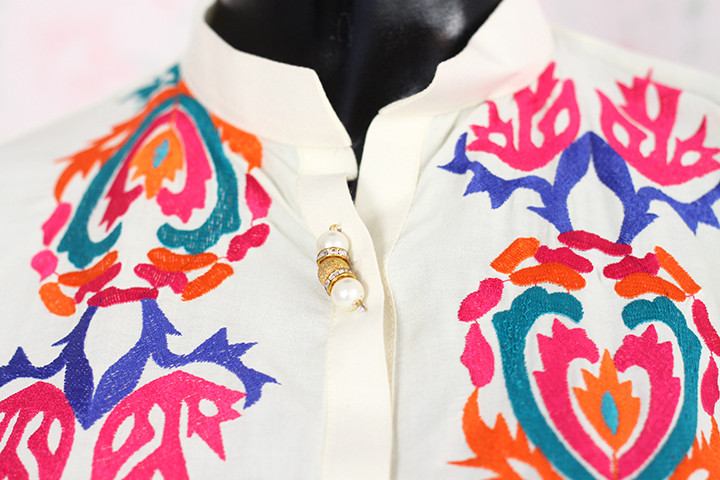 White Stone Boski Shirt By Marjan