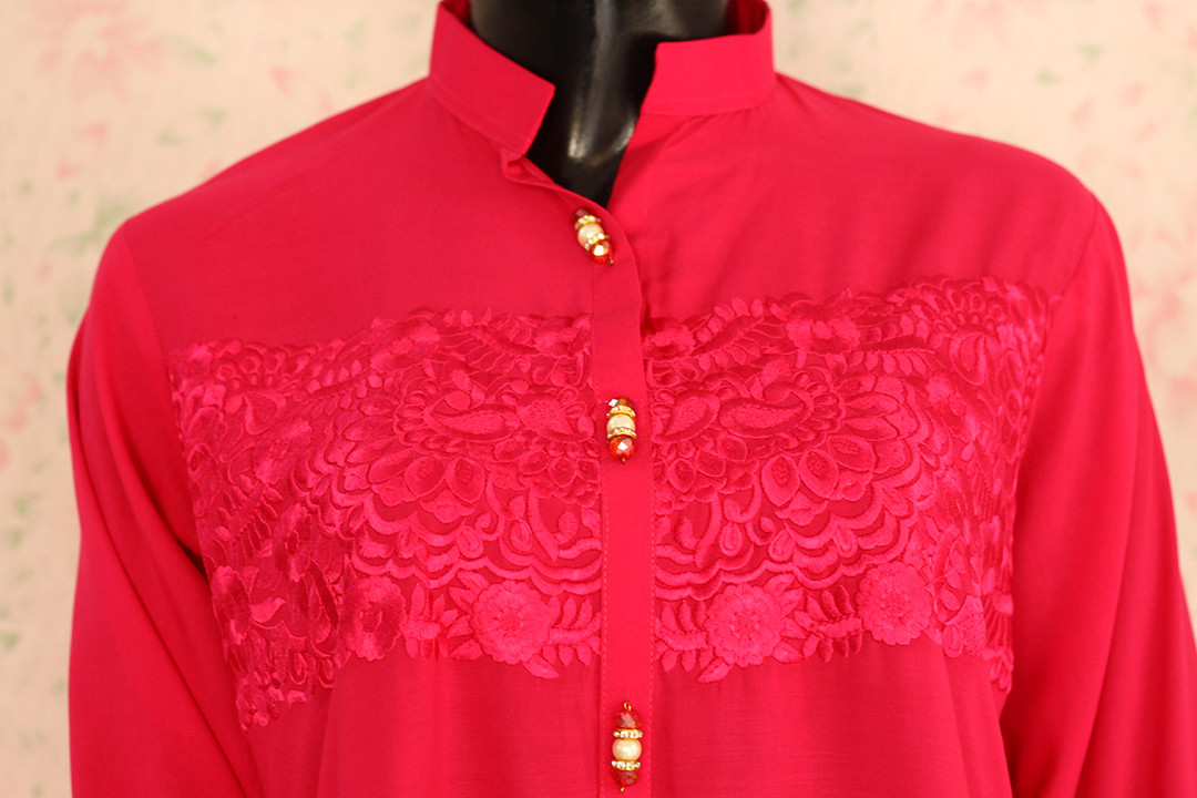 Pink Silk Lawn Shirt 2 By Marjan