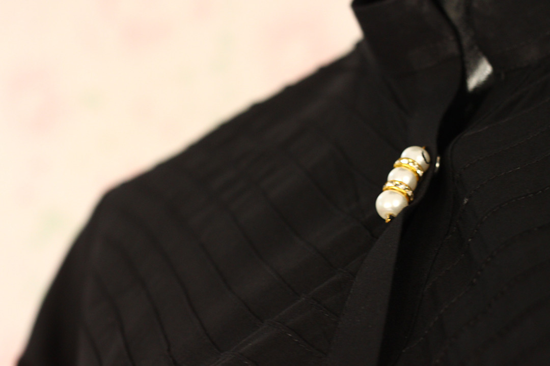 Black Silk Lawn Shirt 2 By Marjan