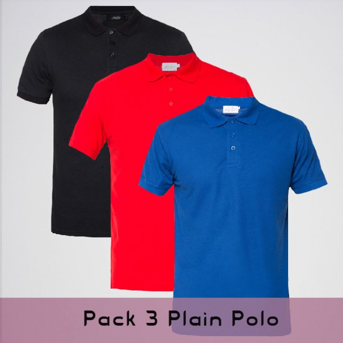 Pack of 3 Polos Pack 1 by Tee Tall
