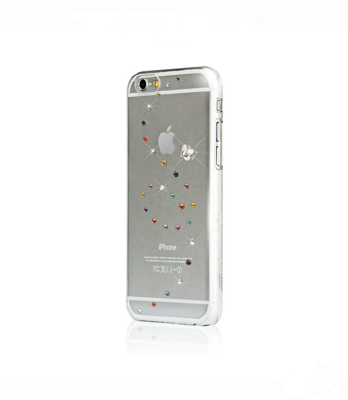 Bling My Thing iPhone 6 / 6s 4.7" Papillon Cotton Candy - Made with Swarovski Elements