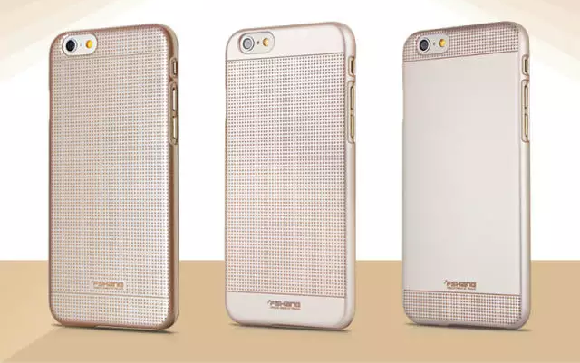 fshang Champagne Case iPhone 6/6S Starry Sky - Gold