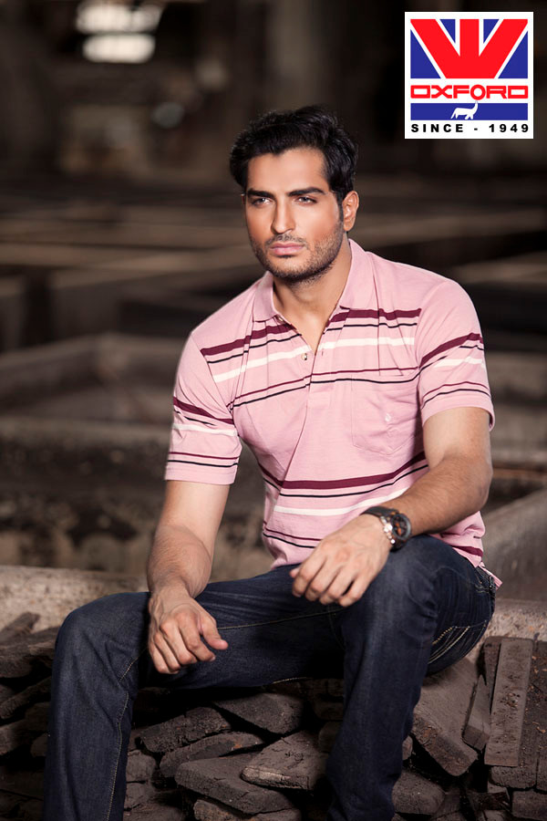 Pink Polo by Oxford Garments