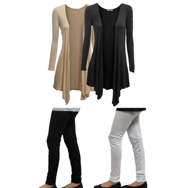 Pack of 2 Tights and 2 Shrugs By Tee Tall