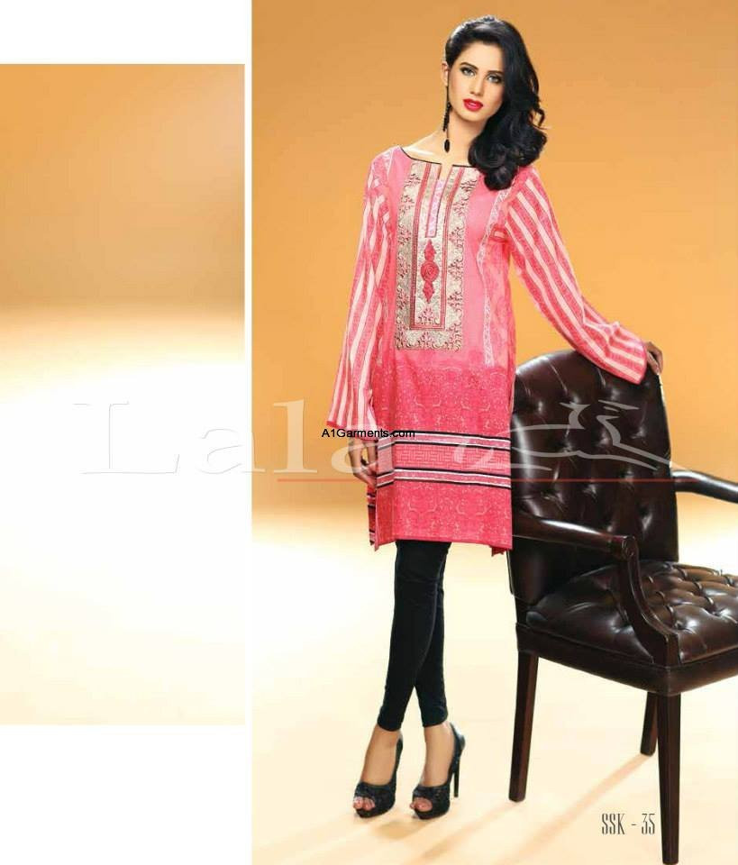 Lala Kesa Embroidered Kurti Design SSK-35