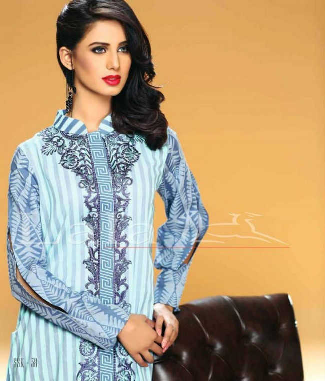 Lala Kesa Embroidered Kurti Design SSK-38