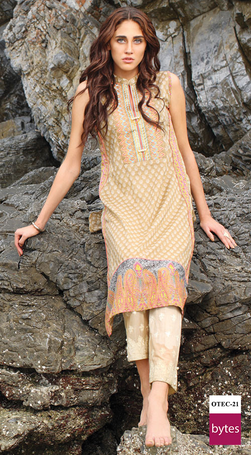 Orient Textile Exclusive Embroidered Kurti Design OTEC-21