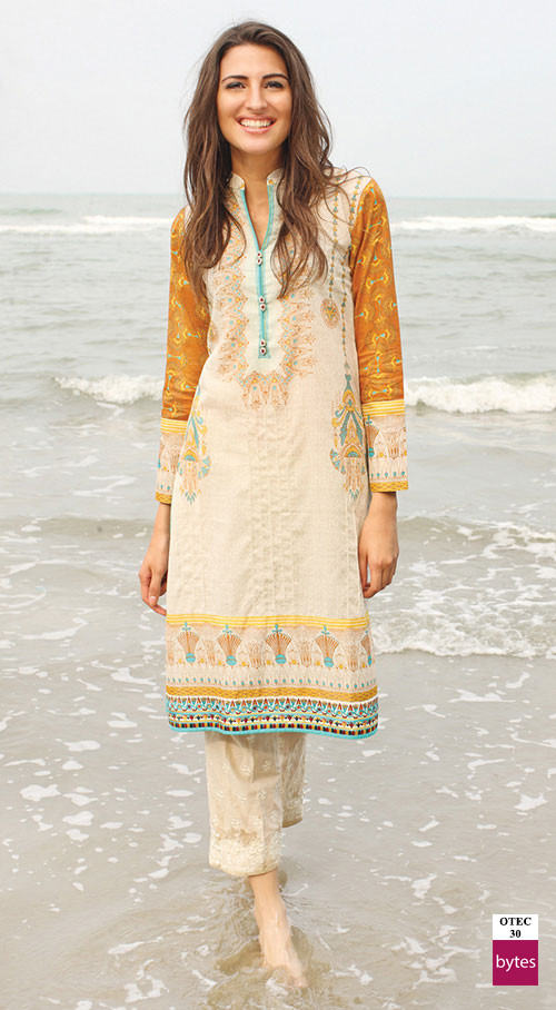 Orient Textile Exclusive Embroidered Kurti Design OTEC-30