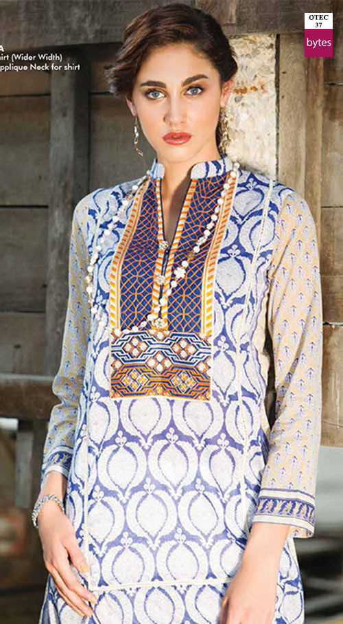 Orient Textile Exclusive Embroidered Kurti Design OTEC-37
