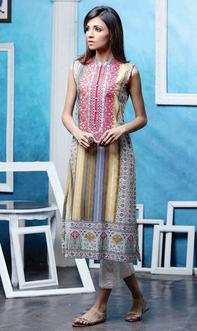Orient Kurti Embroidered Design 16-004-B