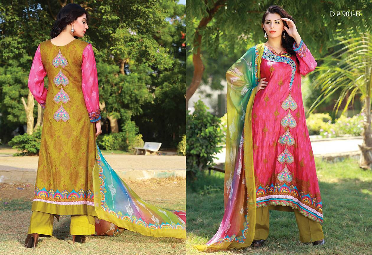 Artline Semi-Stitched Embroidered Design 901-B
