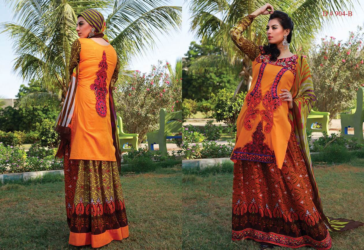 Artline Semi-Stitched Embroidered Design 904-B