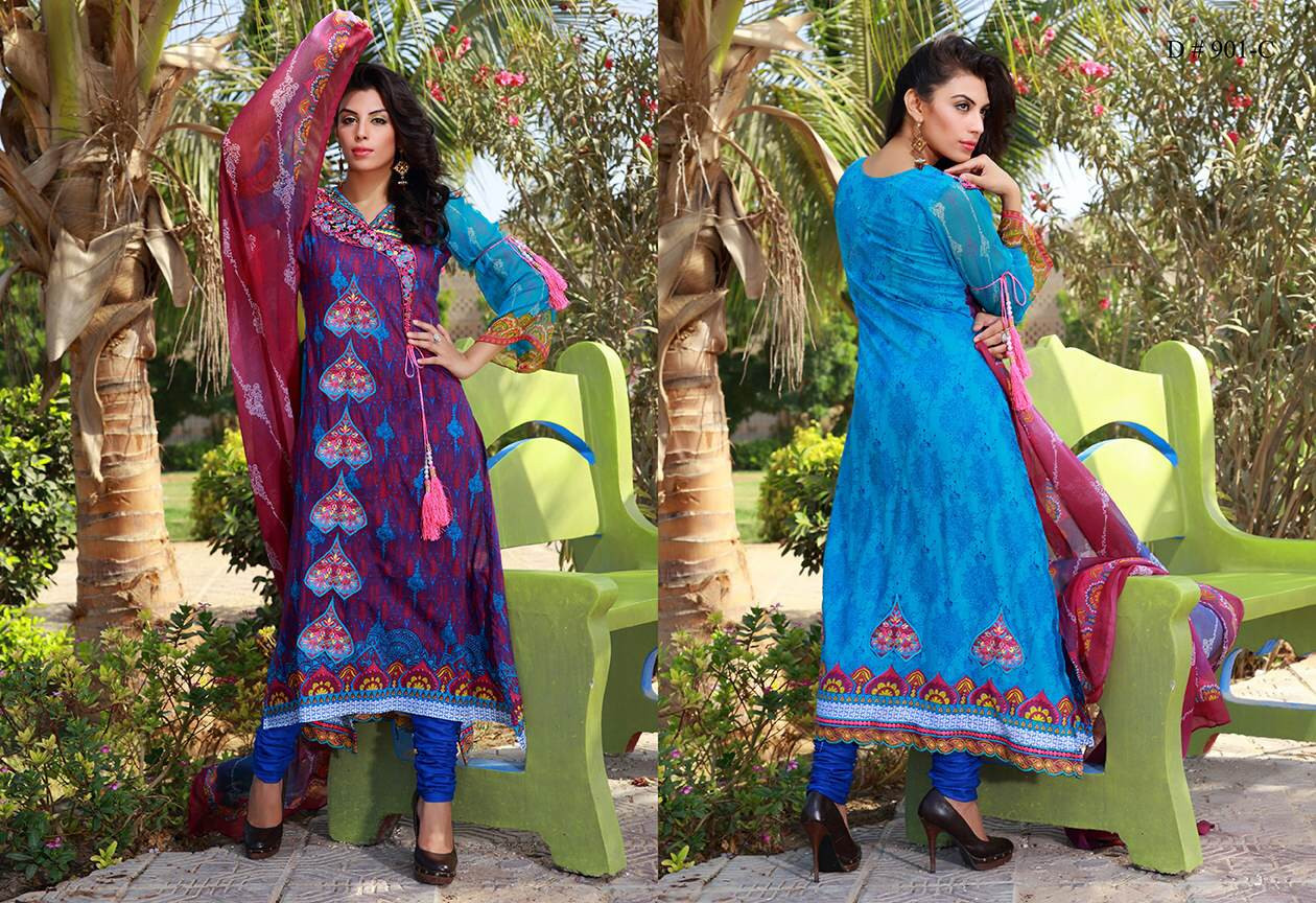 Artline Semi-Stitched Embroidered Design 901-C