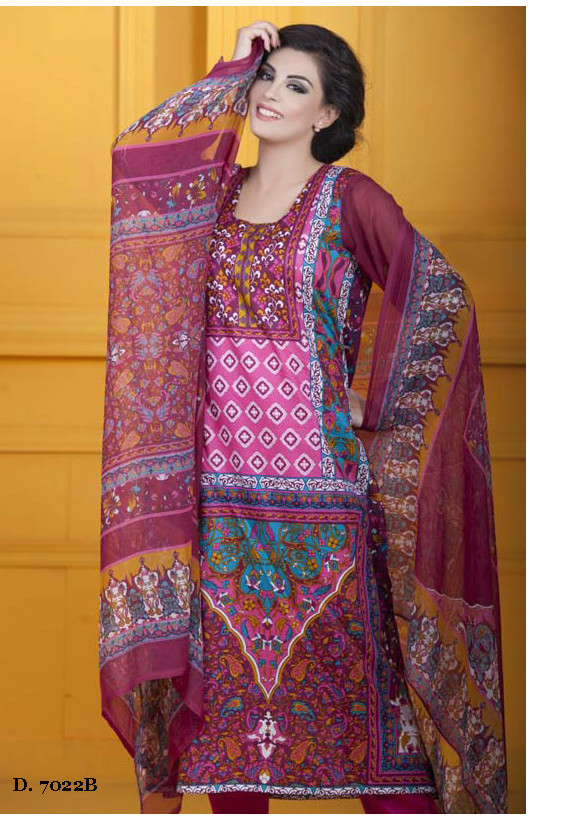 Sapna Chiffon Collection Design 7022-B