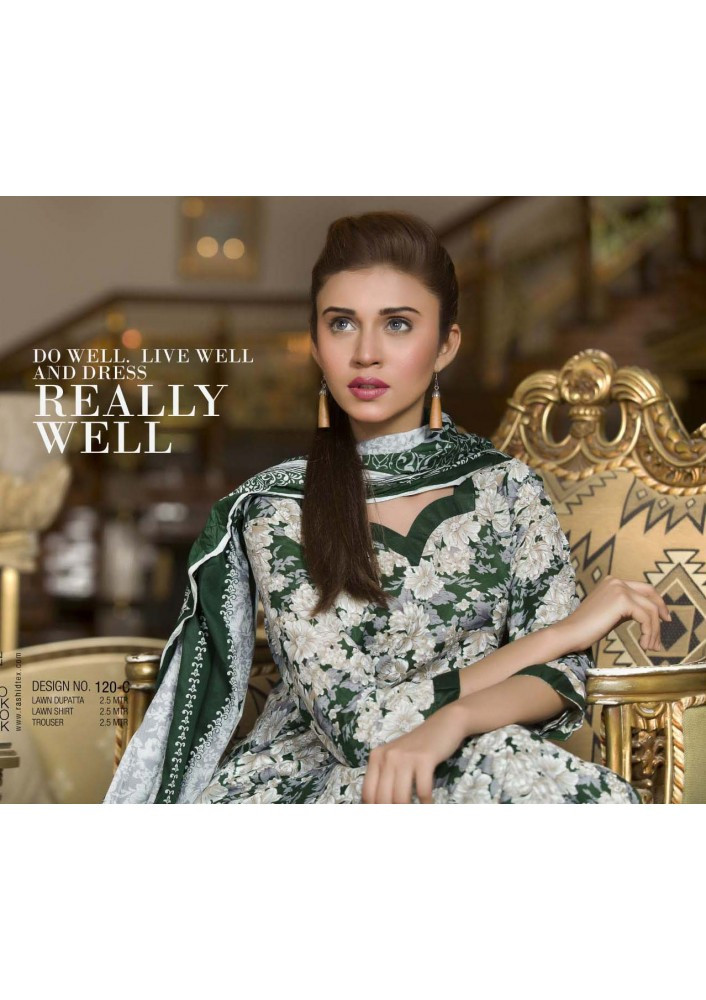 Rashid Tex Classic Lawn Vol 2 Design 120-C