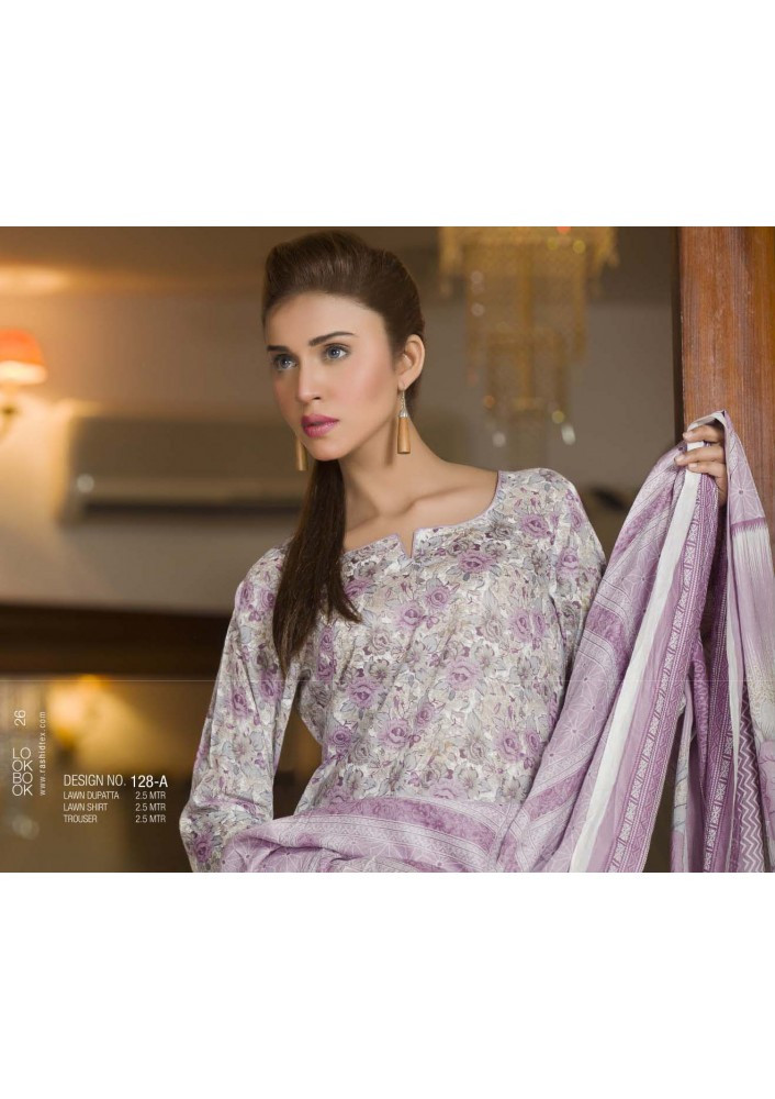 Rashid Tex Classic Lawn Vol 2 Design 128-A